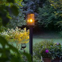 Laternenpfahl Capital | Schwarz | 240cm