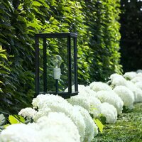 Stehende Au&szlig;enleuchte Capital XL | Schwarz | 126cm