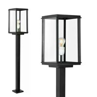 Stehende Au&szlig;enleuchte Capital XL | Schwarz | 126cm