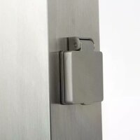 Stehende Au&szlig;enleuchte mit Steckdose Fiss | Edelstahl | 45cm