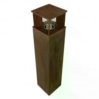 Stehende Au&szlig;enleuchte Marina 70 eckig | Corten