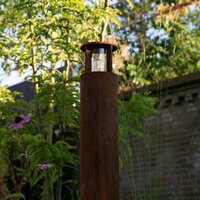Stehende Au&szlig;enleuchte Marina 60 rund | Corten