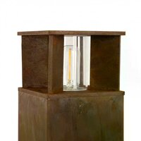 Stehende Au&szlig;enleuchte Marina 40 eckig | Corten