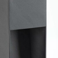 Stehende Au&szlig;enleuchte Levi | Schwarz | 60cm