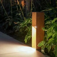 Stehende Au&szlig;enleuchte Levi | Corten | 40cm