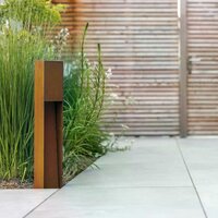 Stehende Au&szlig;enleuchte Levi | Corten | 60cm