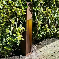 Stehende Au&szlig;enleuchte Levi | Corten | 60cm
