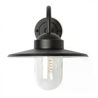 Wandleuchte Dolce Retro | Mattschwarz