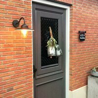 Wandleuchte Dolce Retro | Mattschwarz