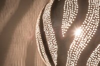 Table lamp Dune Ball Small silver | &Oslash;20cm | E27 brass