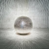 Tischlampe Ball Filisky Small silber | &Oslash;20cm | E14 Messing