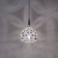 Pendant lamp Mystic Wisdom Small silver | &Oslash;19.5cm | E27 brass
