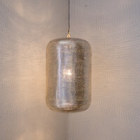 Pendant lamp Lampoon Filisky Medium silver | &Oslash;23cm | E27 brass