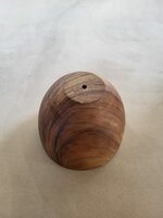Hanglamp acaciahout goud &Oslash;25 cm | kelk vorm | bladgoud binnenzijde exclusief fitting