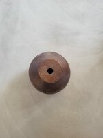 Hanglamp acaciahout ros&eacute;goud small &Oslash;16,5 cm | kelk vorm | ros&eacute;goud binnenzijde exclusief fitting