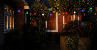 Voordeelset 8x Led filament kleine bol E27 | RGBW kleurenmix