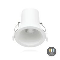 Led inbouwspot 6W dimbaar wit | instelbare lichtkleur 2700K-4000K | 450lm IP44 &Oslash;68mm