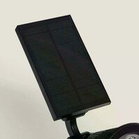 Solar LED Erdspie&szlig;strahler schwarz | 3000K warmwei&szlig; | 200lm IP65 mit Sensor
