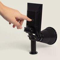 Solar LED Erdspie&szlig;strahler schwarz | 3000K warmwei&szlig; | 200lm IP65 mit Sensor