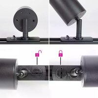 1-fase railspot Juno | GU10 fitting | Zwart goud