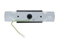 1-Phasen Schienen I-Verbinder mit Mitteleinspeisung schwarz | Gerader Verbinder