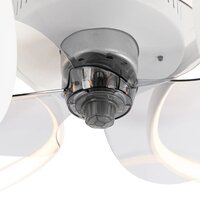 Ceiling fan Mandy white 55cm | Dimmable LED | With remote control