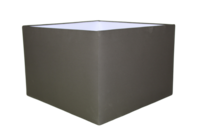 Lampenkap Vierkant Antraciet 45x45x30Cm