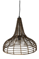Hanglamp Hout Koboo Flesvorm 48Cm HSM
