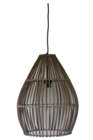Hanglamp Hout Koboo Ovaal 51Cm HSM