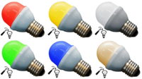 Voordeelset: 10x Gekleurde Lamp Extra Sterk Set van 5 Kleuren