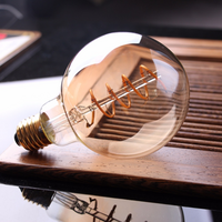 LED Globe Spiral E27 4W 2200K (G125) | Dimmable