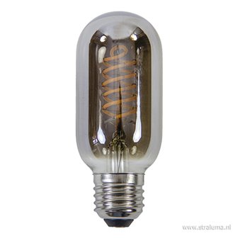 LED Kooldraadlamp Curl Titanium T45  &Oslash;45mm E27 4W  Dimbaar