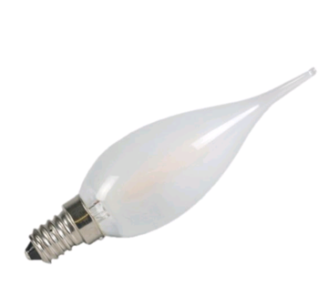 LED Filament Kaarslamp E14 1W 2200K - KLEIN uit
