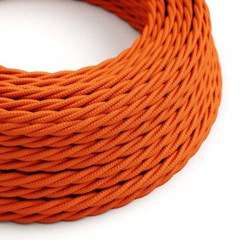 Strijkijzersnoer ThatsCreatief+ vlecht oranje