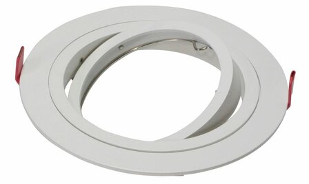 Led inbouwspot armatuur AR111 richtbaar wit