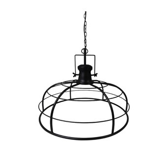 Hanglamp Crown | &oslash;60x43 | Zwart Metaal kap