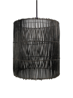 Hanglamp Rotan - &oslash;50x56 cm - Black Wash