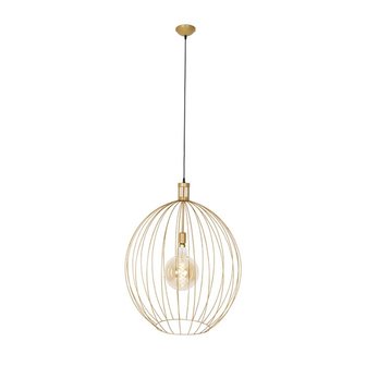 Design hanglamp goud 70 cm - Wire Dos