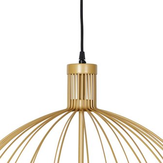 Design hanglamp goud 70 cm - Wire Dos