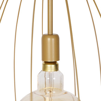 Design hanglamp goud 70 cm - Wire Dos