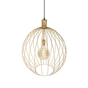 Design hanglamp goud 70 cm - Wire Dos