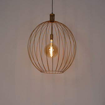 Design hanglamp goud 70 cm - Wire Dos