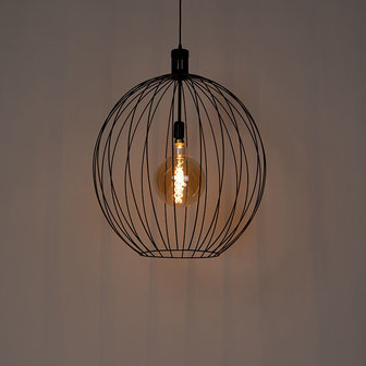 Design hanglamp zwart 70 cm - Wire Dos