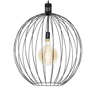 Design hanglamp zwart 70 cm - Wire Dos