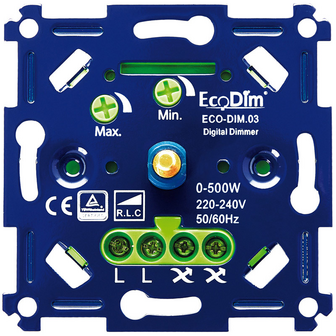 ECODIM LED Dimmer 0-500 Watt | Fase Afsnijding