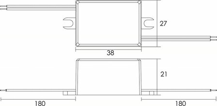 LED Driver 12V (constant) | 4W | Niet-dimbaar | Extra klein