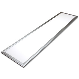 LED Paneel rechthoekig 30x120cm 45W 6000K - Aluminium Rand