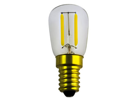 LED Filament koelkast lamp E14 2W 2700K HELDER (ST26)