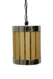 Hanglamp Hout Barrel 20Cm