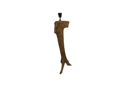 Wandlamp Root Excl. kap  Blank Teak